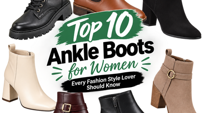Top 10 Ankle Boots for Women Every Fashion Style Lover Should Know