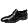 Formal Black Derby Plain Toe Premium Shoes For Men By PULLMAN