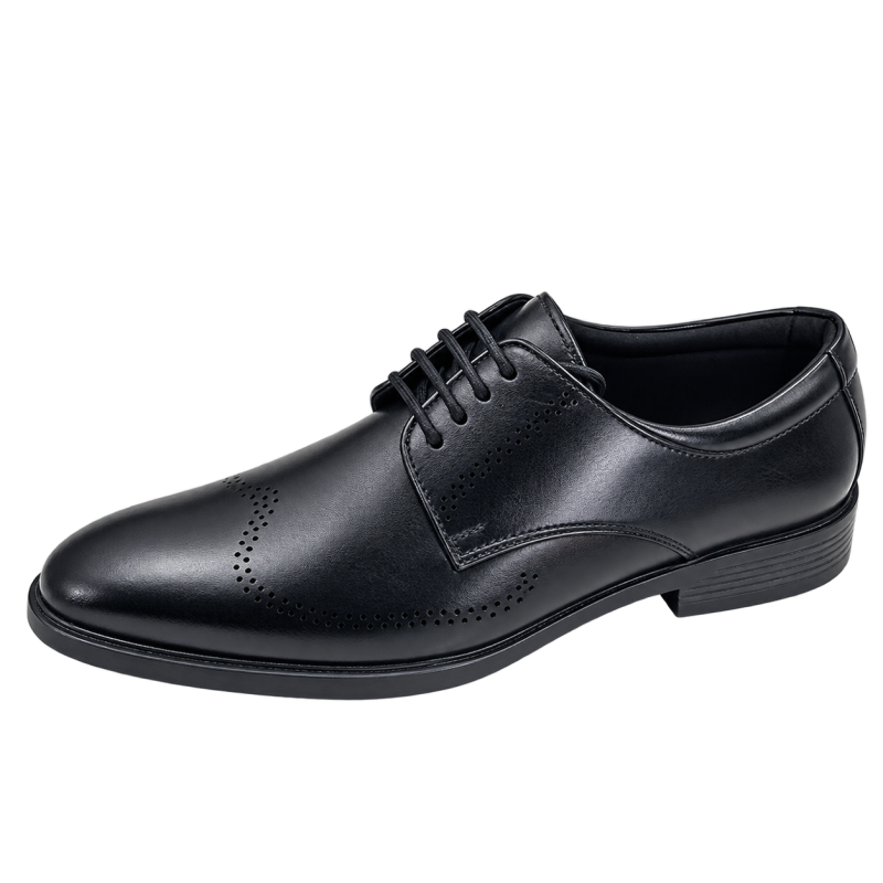 13R Original Brogue Lace Up Formal Casual Party Shoes Comes With Goat Leather Black Color
