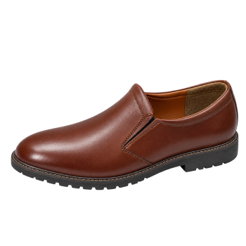 Formal And Casual Cherry Brown Lace-On Shoes For Men By PULLMAN