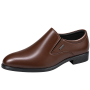 13R Original Party And Casual Soft Goat Leather Shoes For Men In Coffee Brown Colour