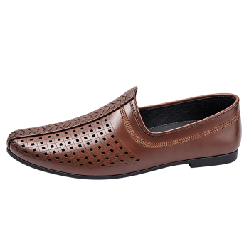 Nagra Jutti Comes With Microfiber Leather Slip-On Shoes