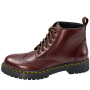 Original Brogue Leather Ankle Lace- Up Double Sole Boot By Marten