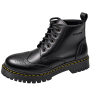 Original Brogue Leather Ankle Lace- Up Double Sole Boot By Marten