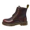 44 & 45 Special Size Broshop Brown Leather Full Boot Inspired By Marten Single Sole
