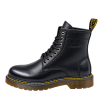 44 & 45 Special Size Black Leather Full Boot Inspired By Marten Single Sole