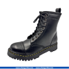 Original Leather Combat Lace-Up Side Chain Boot By Marten Double Sole