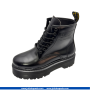 Full Boot Without Zipper With Micro Leather Inspired By Martens Triple Sole
