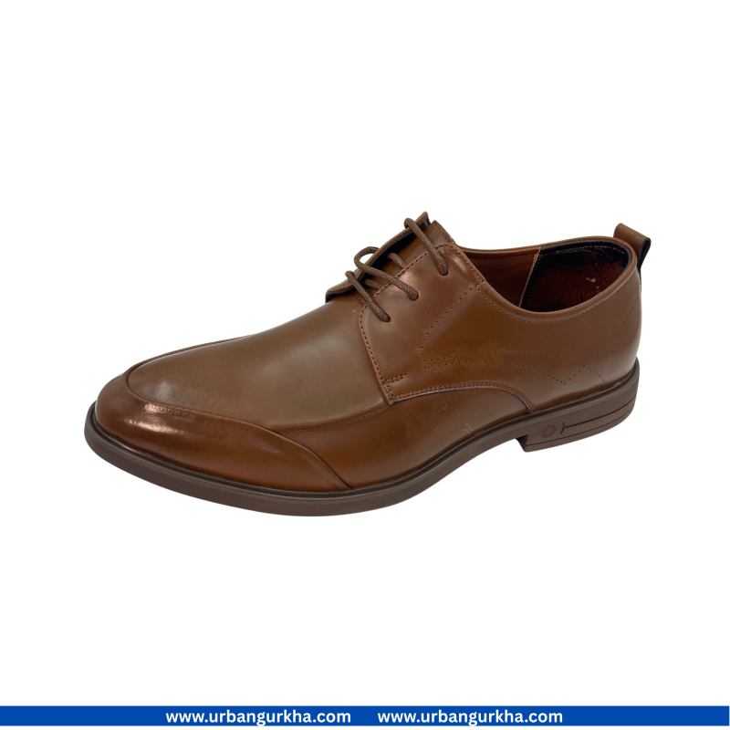 Derby Plain Toe Party And Casual Premium Quality Leather Formal Shoes For Men