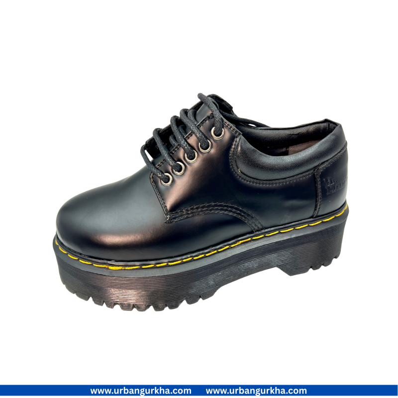 Oxford Shoe Mono Original Leather With Triple Sole Inspired By Martens