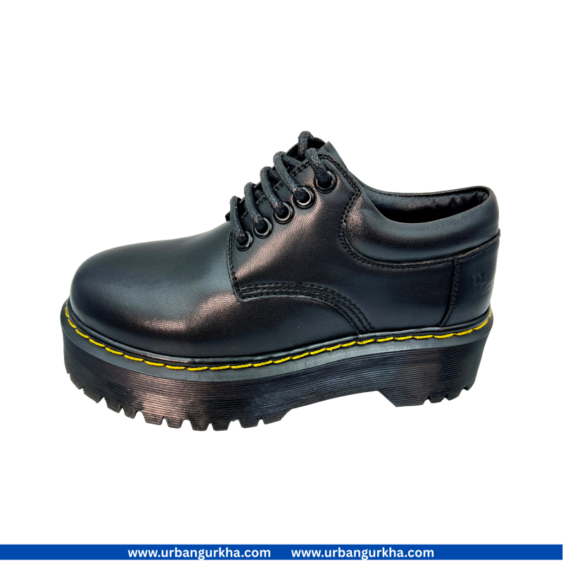 Oxford Shoe Mono Original Wax Leather With Triple Sole Inspired By Martins