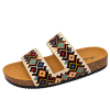 Sandals For Ladies In Beautiful Colour With Different Dhaka Pattern
