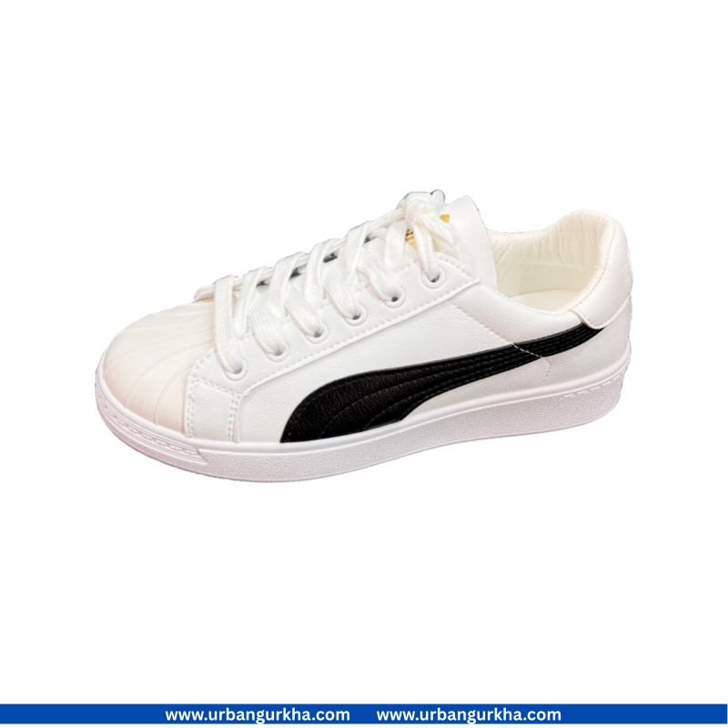 Sneakers By Puma In White Colour With Soft Materials